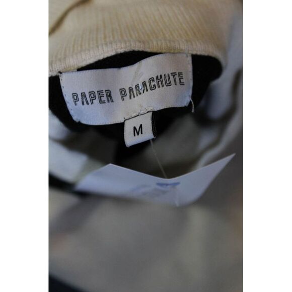 Paper Parachute Womens Colorblock Print Turtleneck Sweater Top Multicolor Size M - Picture 4 of 6